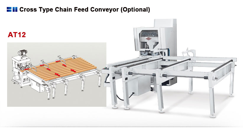 cross tyoe chain feed conveyor